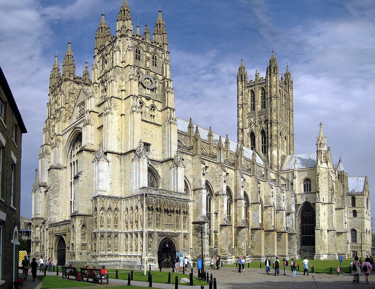 Catedral de Canterbury, Inglaterra. Fuente: Wikimedia Commons.